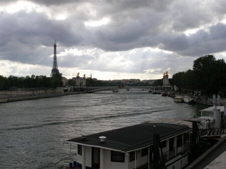 вид в Париже