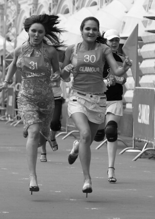 Бег на шпильках