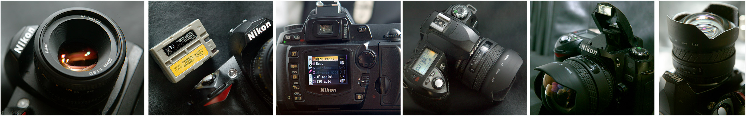 Nikon D70+lenses for sale!
