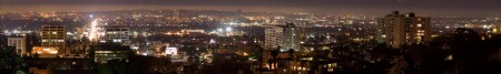 Ночной Голивуд, панорама