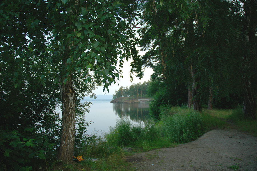 в парке