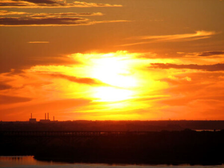 Закат над городом N
