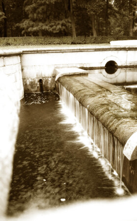 В Петергофе...