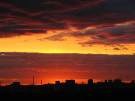 Городской закат