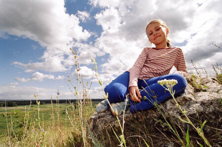 Юная модель