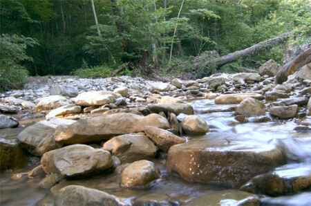 на реке Тешебс