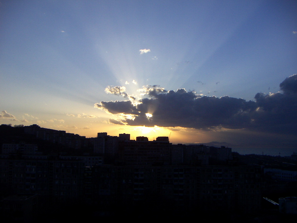 Городской закат