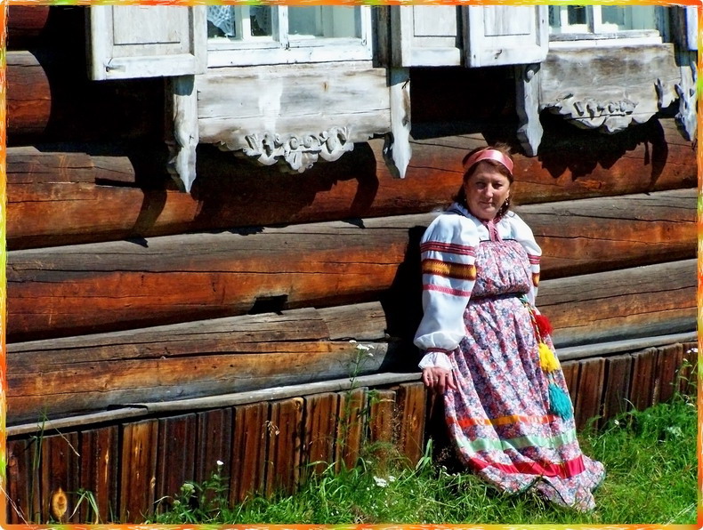 на завалинке