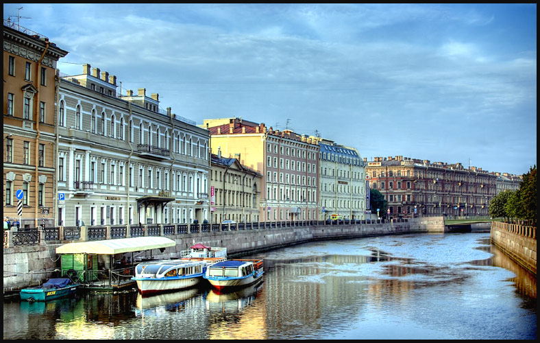 Мойка. Вид с Синего моста.