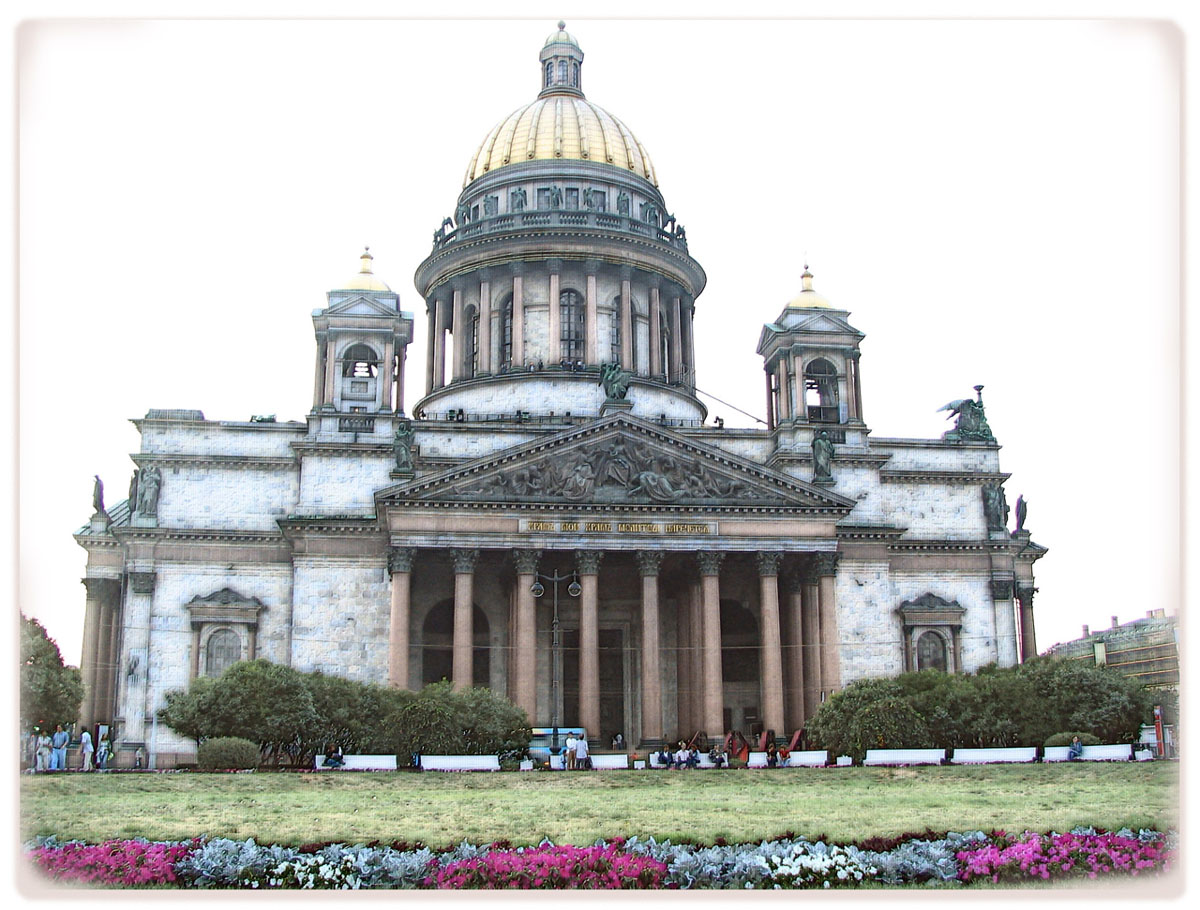 Питерская открытка. Исакий.
