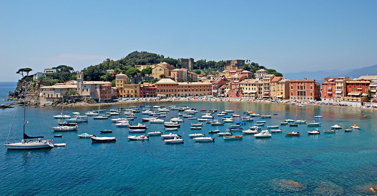 Sestri Levante. Baia del Silenzio. Liguria.