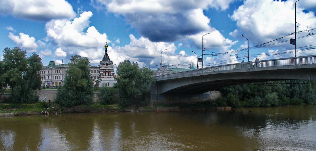 Юбилейный мост в г. Омске