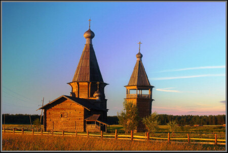 Закат в Саунино