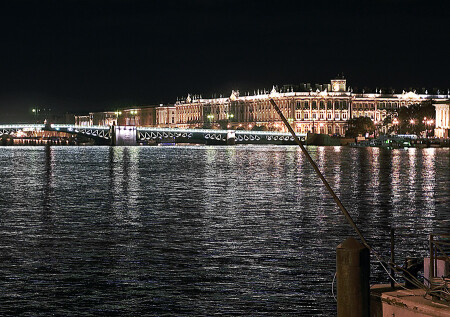 Ночная прогулка. Зимний...