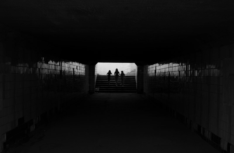 Трое ...