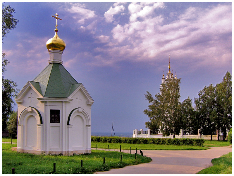 часовня у дома Есенина