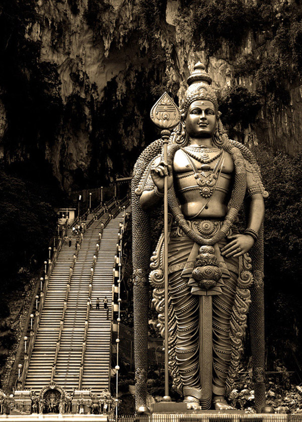 Budda in Sepia