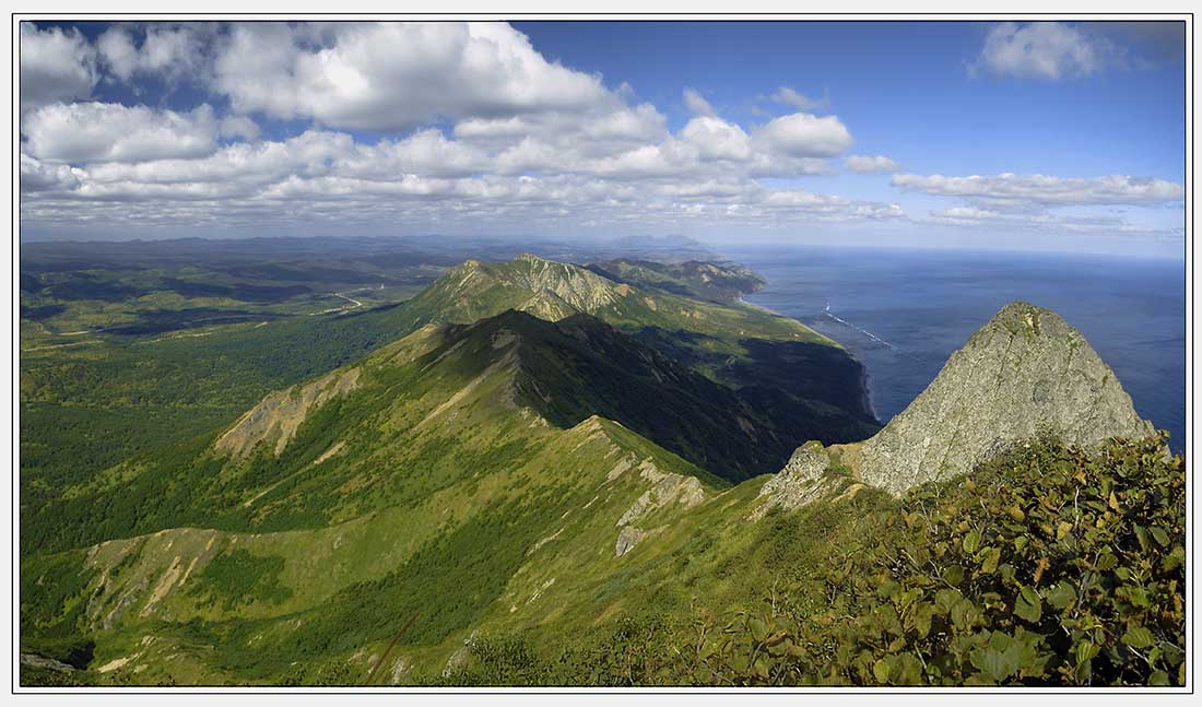 горы, осень, облака.