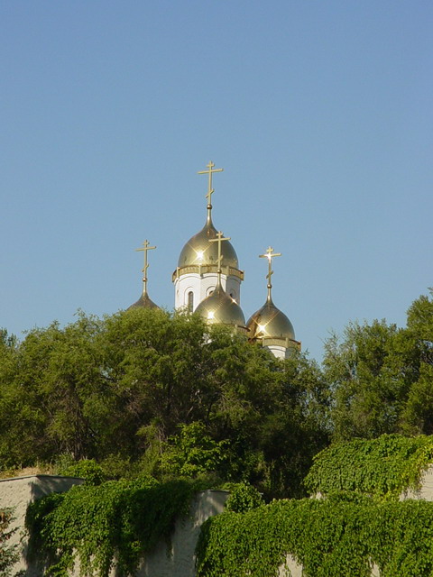 Купола в зелени