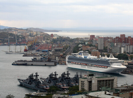 В нашу гавань заходили вот-такие корабли