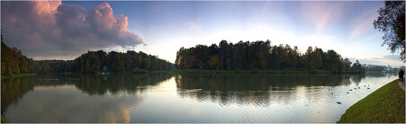 закат в Царицыно