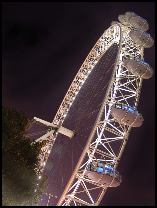 Night London Eye