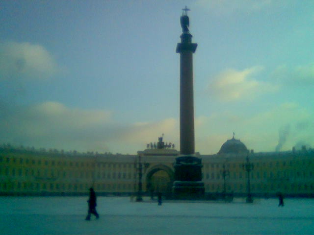 Замерзший Петербург