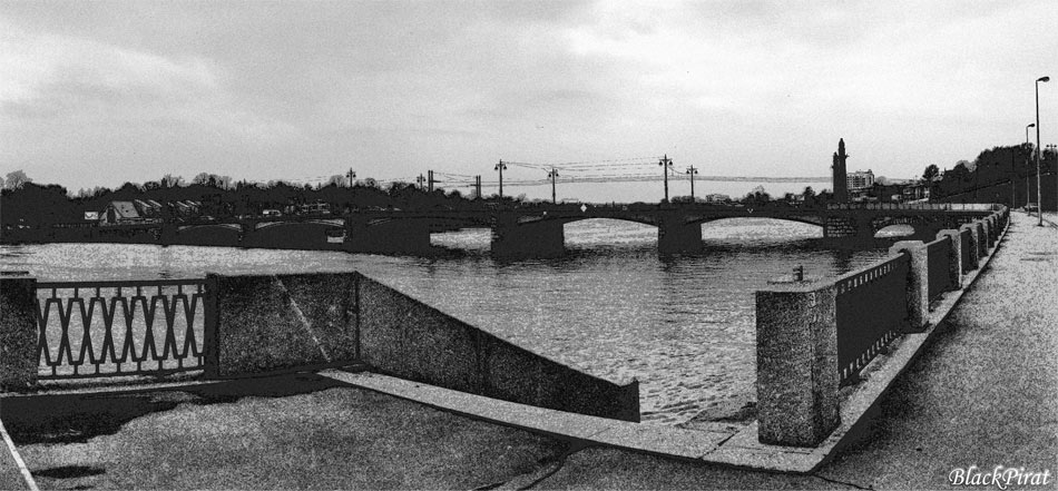 Вид на Ушаковский мост