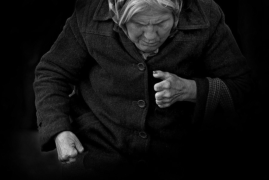 За хлебом.