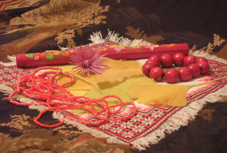 Украино-гинкговый натюрморт)