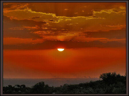 лучики заката