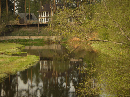 Речной пейзаж