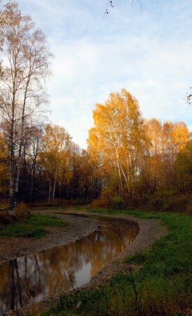 Осень. Перед закатом.
