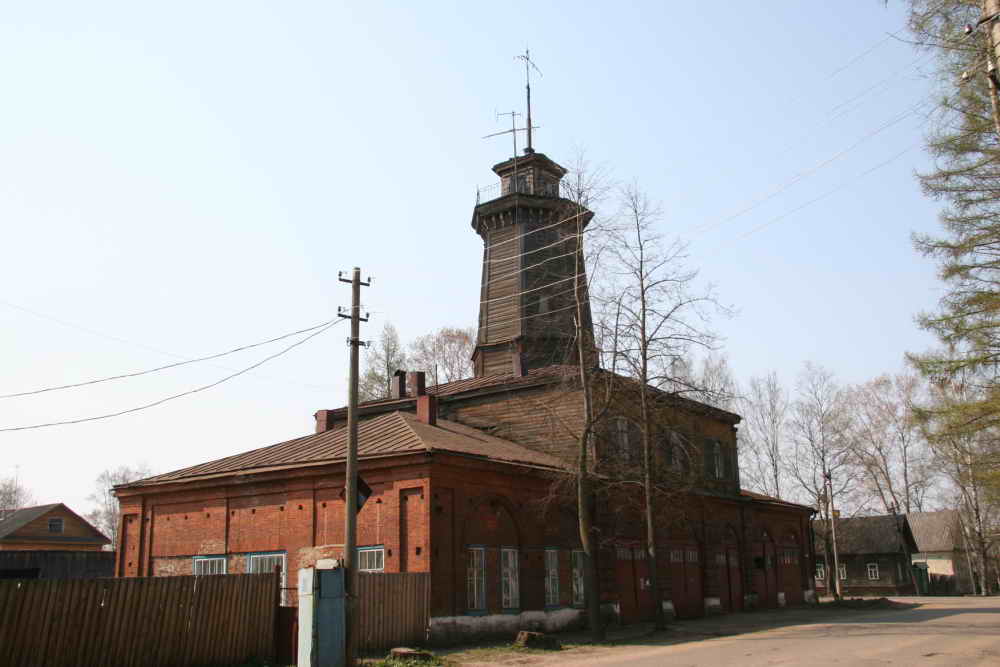 Пожарная часть города Осташков