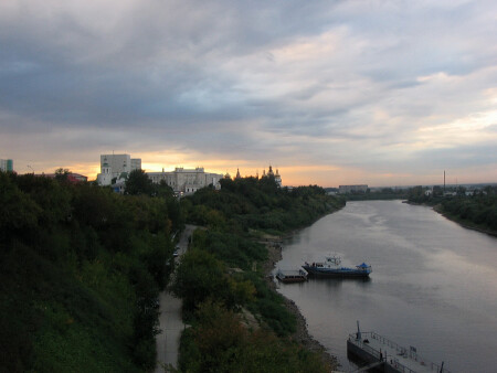 Вечерняя Тюмень