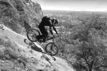 down the hill