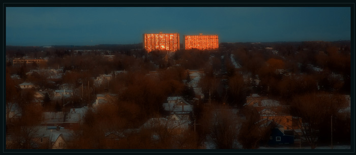 Минуты праздника в скучном городе