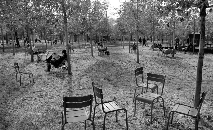 One balmy afternoon in the Luxembourg Gardens