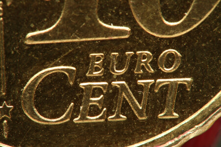 10 euro cents. macro