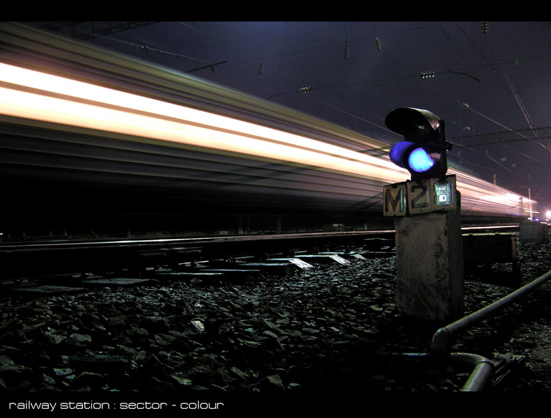 railway station : sector - colour 3