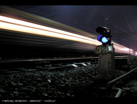 railway station : sector - colour 3