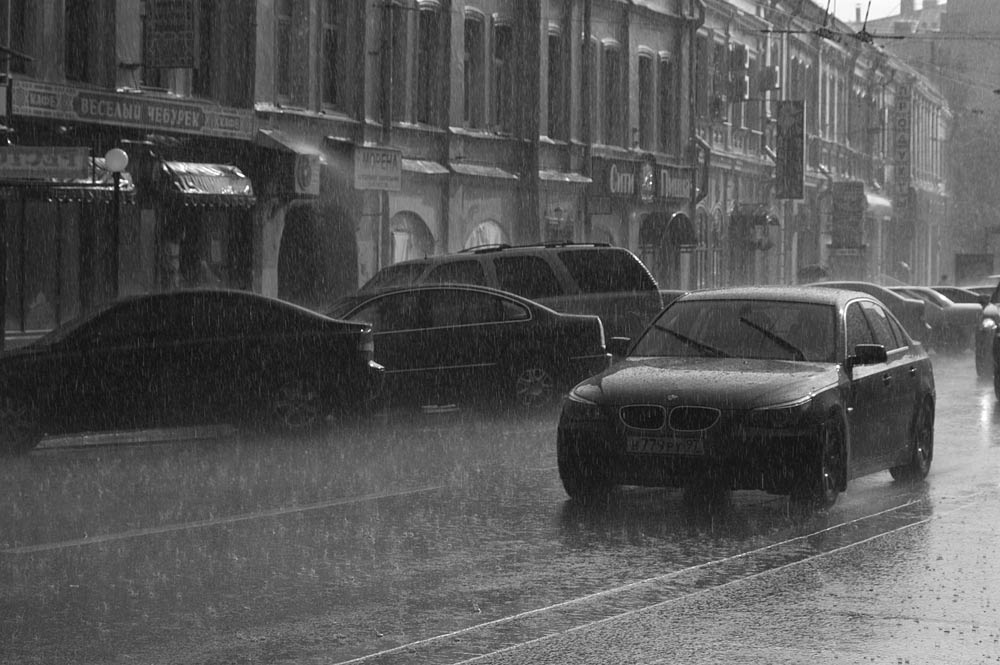 Дождь в городе