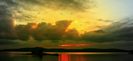 Северный закат.