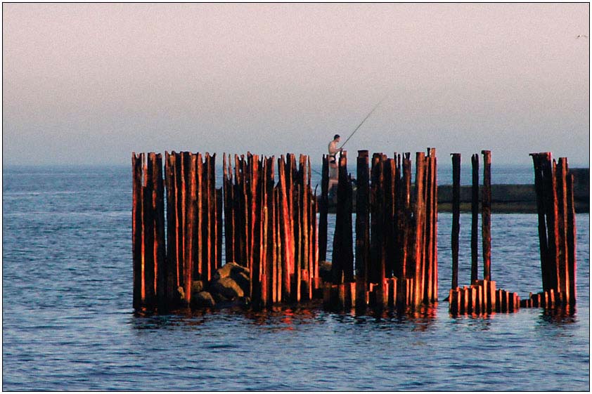 Морской закат. Вид на северо-запад.