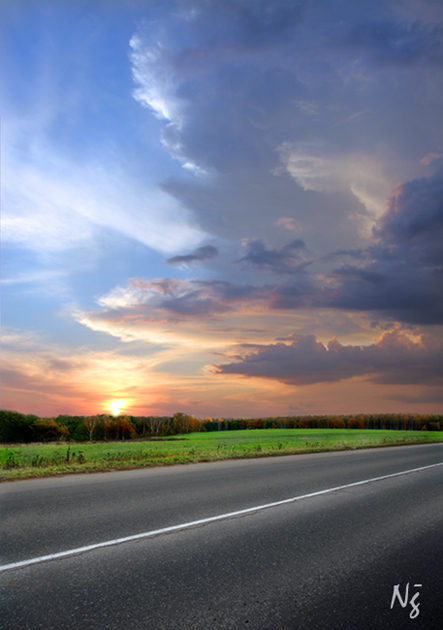 The Roadside Sunset
