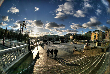в солнце