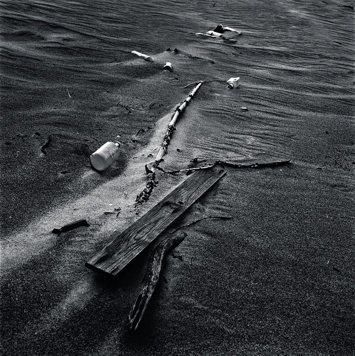 still life of desolated beach