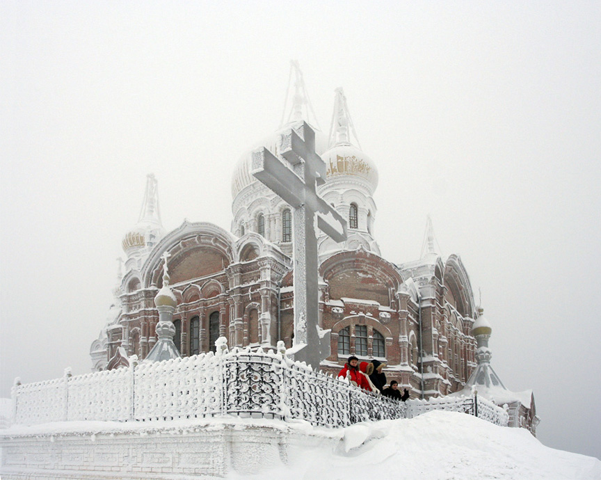 Зима в России