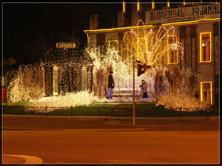 Рождественская светокомпозиция