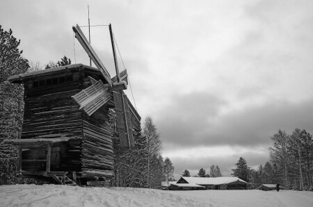 Пасмурно-зимняя
